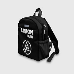 Детский рюкзак Linkin Park логотип и надпись, цвет: 3D-принт — фото 2