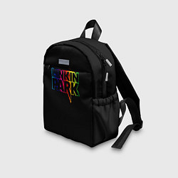 Детский рюкзак Linkin Park neon, цвет: 3D-принт — фото 2