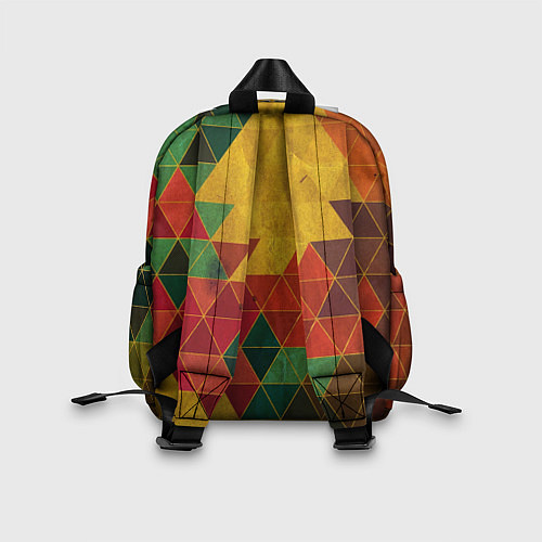 Детский рюкзак Треугольная старая стена / 3D-принт – фото 2