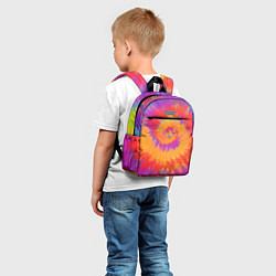 Детский рюкзак Тай дай в радуге, цвет: 3D-принт — фото 2