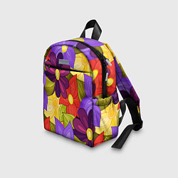 Детский рюкзак MULTICOLORED PANSIES, цвет: 3D-принт — фото 2