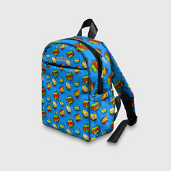 Детский рюкзак POP ART - стикербомбинг, цвет: 3D-принт — фото 2