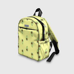 Детский рюкзак Авокадики паттерн, цвет: 3D-принт — фото 2