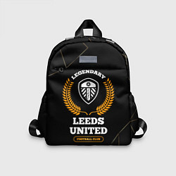 Детский рюкзак Лого Leeds United и надпись Legendary Football Clu