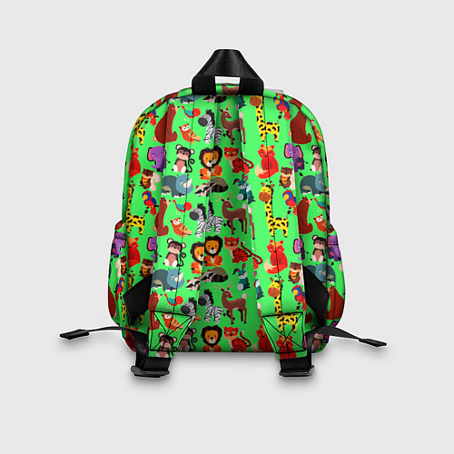 Детский рюкзак WILD ANIMALS OF THE ZOO / 3D-принт – фото 2