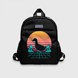 Детский рюкзак Ретро утка, цвет: 3D-принт
