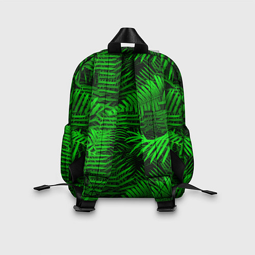 Детский рюкзак Листья папоротника - текстура / 3D-принт – фото 2
