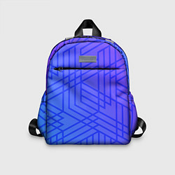 Детский рюкзак Синий градиент geometry