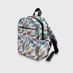 Детский рюкзак Текстура перьев, цвет: 3D-принт — фото 2