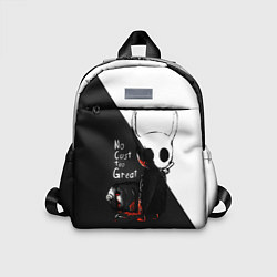 Детский рюкзак Hollow Knight черно-белое, цвет: 3D-принт