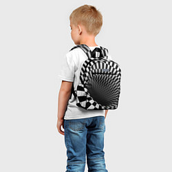 Детский рюкзак Портал - оптическая иллюзия, цвет: 3D-принт — фото 2