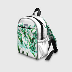 Детский рюкзак Flowers green light, цвет: 3D-принт — фото 2