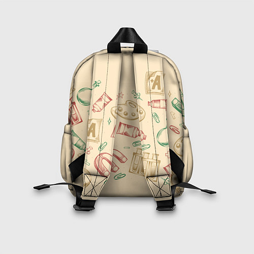 Детский рюкзак Обратно в школу / 3D-принт – фото 2