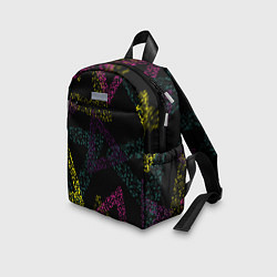Детский рюкзак Кружки в треугольниках, цвет: 3D-принт — фото 2