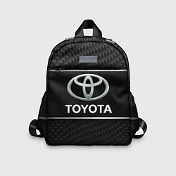 Детский рюкзак Toyota Карбон, цвет: 3D-принт