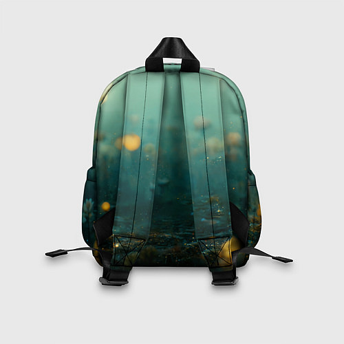 Детский рюкзак Золотой лотос / 3D-принт – фото 2