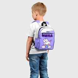 Детский рюкзак Нина кошка единорожка, цвет: 3D-принт — фото 2