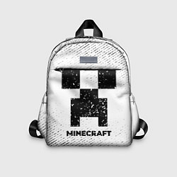 Детский рюкзак Minecraft с потертостями на светлом фоне