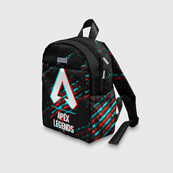 Детский рюкзак Apex Legends в стиле glitch и баги графики на темн, цвет: 3D-принт — фото 2