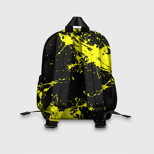 Детский рюкзак Хагги Вагги желтые брызги краски / 3D-принт – фото 2