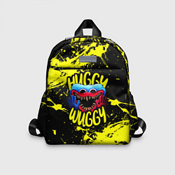 Детский рюкзак Хагги Вагги желтые брызги краски, цвет: 3D-принт
