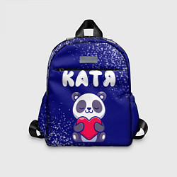 Детский рюкзак Катя панда с сердечком, цвет: 3D-принт