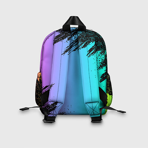 Детский рюкзак Roblox neon logo / 3D-принт – фото 2