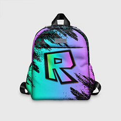 Детский рюкзак Roblox neon logo