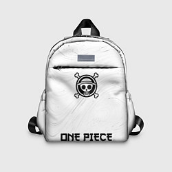 Детский рюкзак One Piece японский шрифт - символ, надпись, цвет: 3D-принт