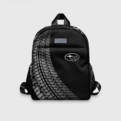 Детский рюкзак Subaru tire tracks, цвет: 3D-принт