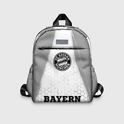 Детский рюкзак Bayern sport на светлом фоне: символ, надпись, цвет: 3D-принт