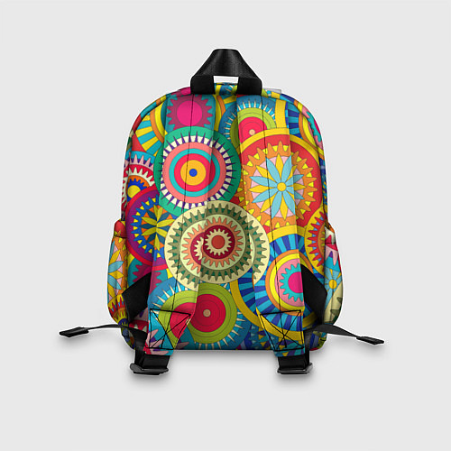 Детский рюкзак Мандала-Цветы / 3D-принт – фото 2