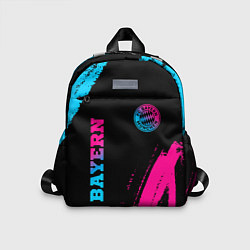 Детский рюкзак Bayern - neon gradient: надпись, символ, цвет: 3D-принт
