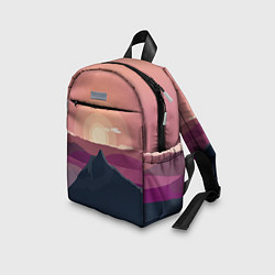 Детский рюкзак Горы восход солнца Mountain landscape, цвет: 3D-принт — фото 2