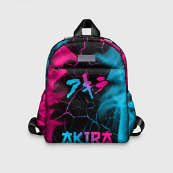 Детский рюкзак Akira - neon gradient: символ, надпись, цвет: 3D-принт