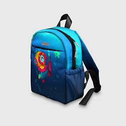 Детский рюкзак Brawl Stars - Отис, подводный мир, цвет: 3D-принт — фото 2