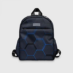 Детский рюкзак Неоновая броня голубая