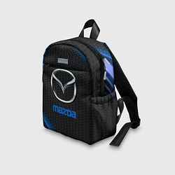 Детский рюкзак Mazda Абстракция карбон, цвет: 3D-принт — фото 2