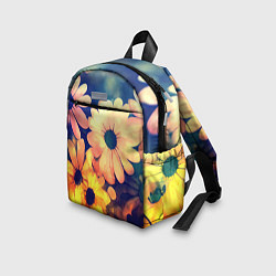 Детский рюкзак Яркий футаж из цветов, цвет: 3D-принт — фото 2