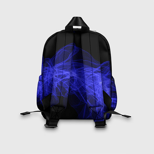 Детский рюкзак Синяя звуковая волна / 3D-принт – фото 2