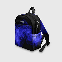 Детский рюкзак Синяя звуковая волна, цвет: 3D-принт — фото 2