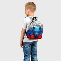 Детский рюкзак Русский медведь арт, цвет: 3D-принт — фото 2