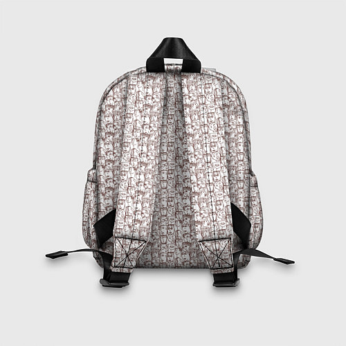 Детский рюкзак Лица в квадрате / 3D-принт – фото 2