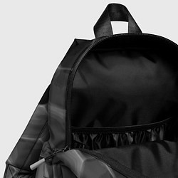 Детский рюкзак Черные камни, цвет: 3D-принт — фото 2