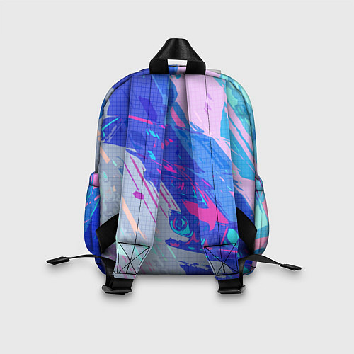 Детский рюкзак Машина в градиенте / 3D-принт – фото 2