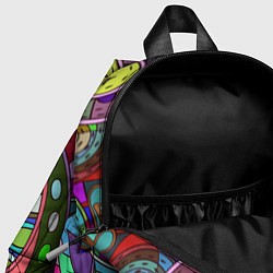 Детский рюкзак Детский красочный узор, цвет: 3D-принт — фото 2
