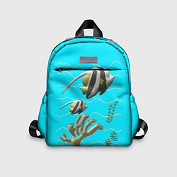 Детский рюкзак Подводный мир рыбки кораллы