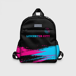 Детский рюкзак Leicester City - neon gradient: символ сверху