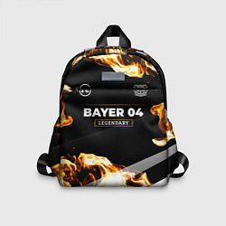 Детский рюкзак Bayer 04 legendary sport fire, цвет: 3D-принт