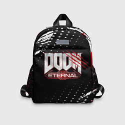 Детский рюкзак Doom - краска, цвет: 3D-принт